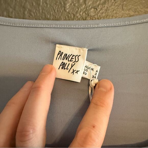 Princess Polly NWT Dee Long Sleeve Mini Dress Size 2 - Picture 5 of 8